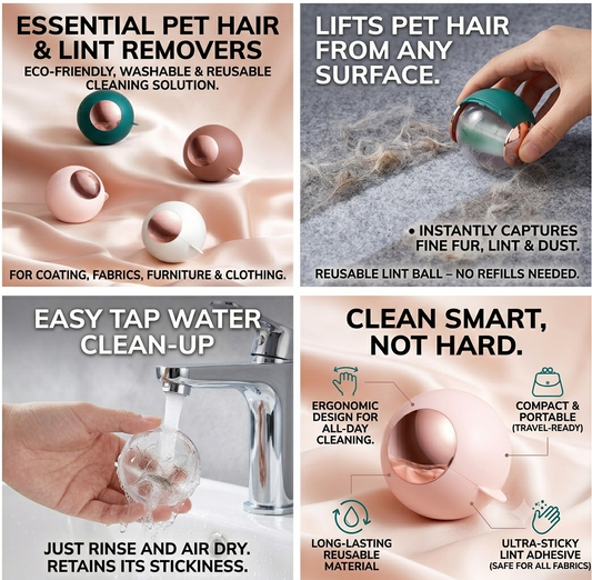 ULTIMATE LINT & PET HAIR REMOVER BALLS